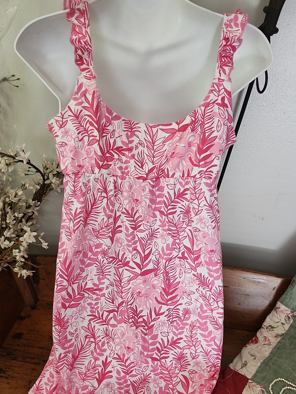 Lilly Pulitzer Intimates Pink Floral Nightgown - Picture 7 of 15